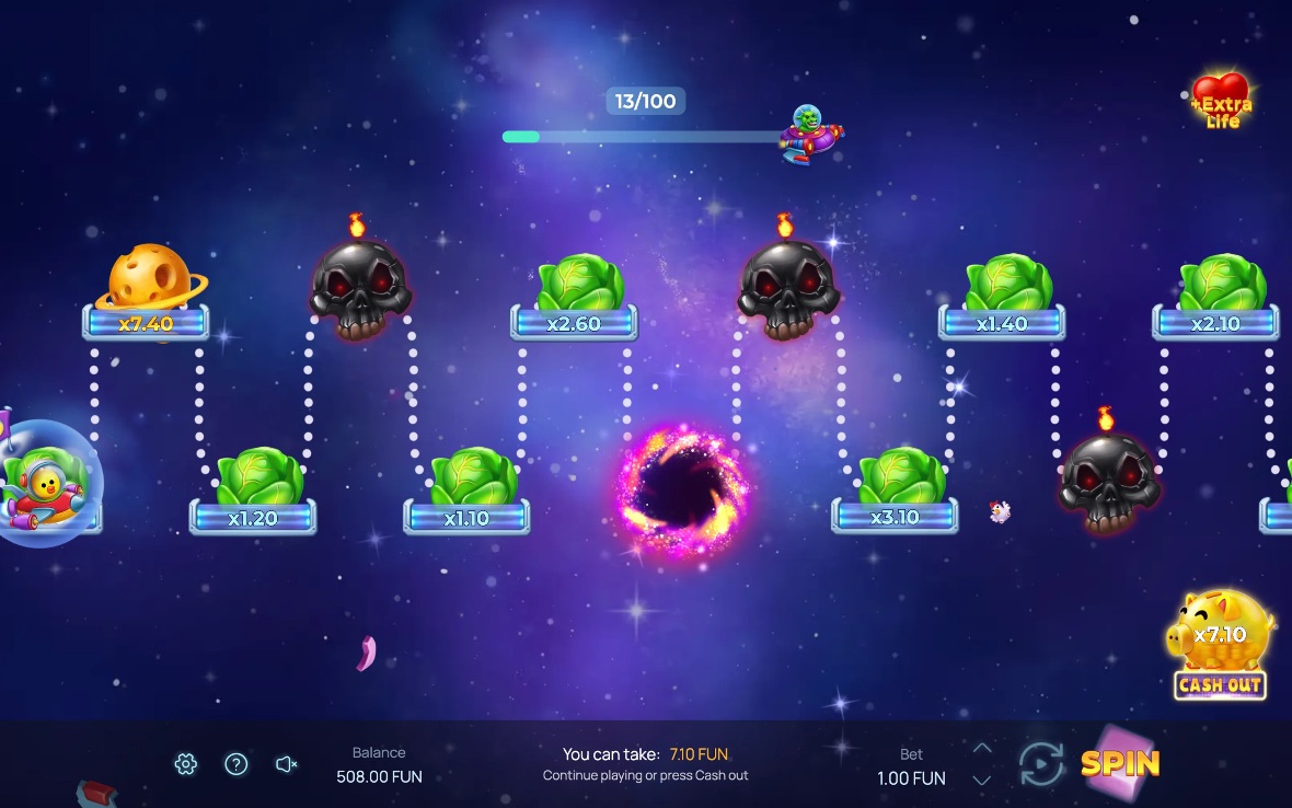 Orbital Rush — Extra Life and Cash Out