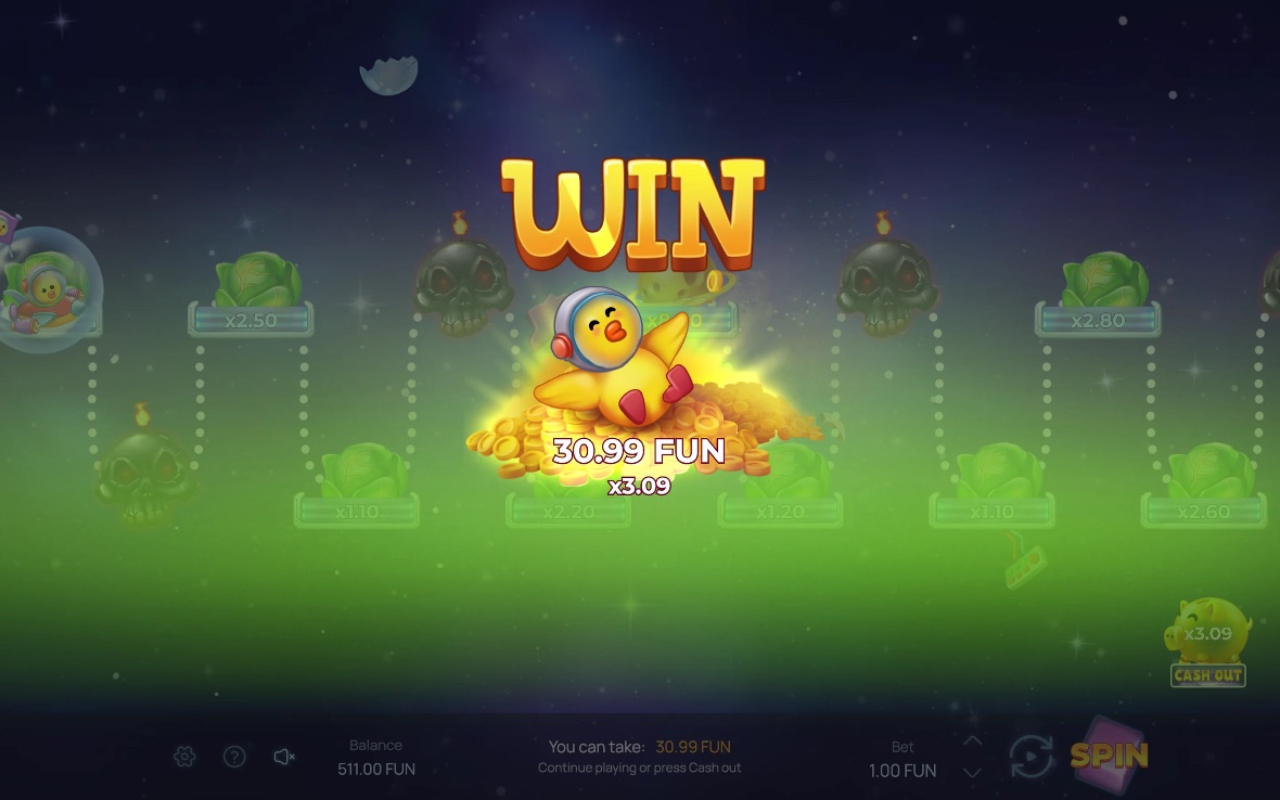 Orbital Rush — win state